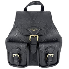 LOUIS VUITTON ルイヴィトン リュック バックアップ クロスボディバッグ バックパック M47072 モノグラム･アンプラント ブラック 黒 ゴールド金具 メンズ【中古品】