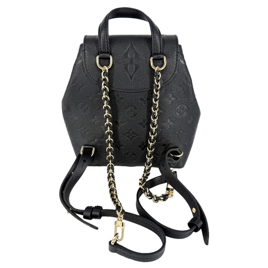 LOUIS VUITTON ルイヴィトン リュック バックアップ クロスボディバッグ バックパック M47072 モノグラム･アンプラント ブラック 黒 ゴールド金具 メンズ【中古品】