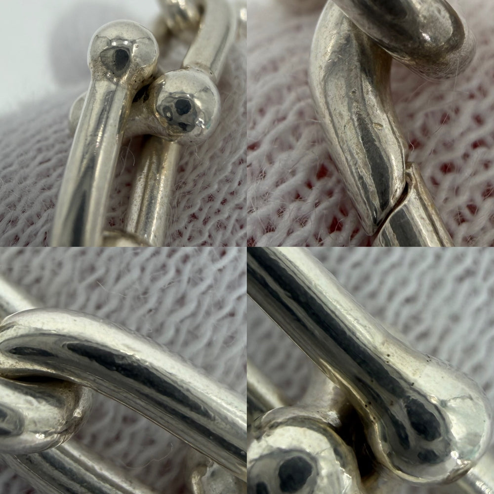TIFFANY&Co. ティファニー ネックレス ハードウェア スモールリンク ジュエリー アクセサリー シルバー925 レディース 約47.1g【中古品】