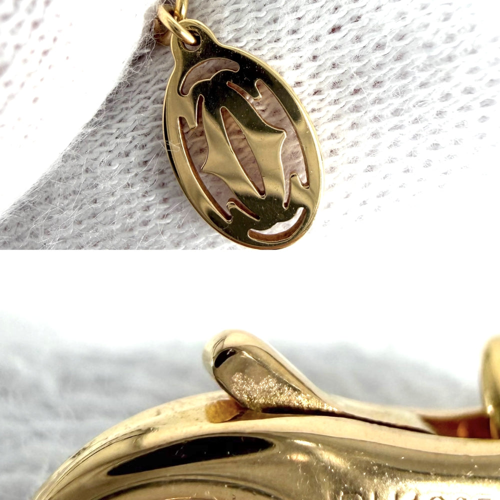 CARTIER カルティエ ネックレス ダムール アクセサリー ジュエリー Au750 18金PG K18ピンクゴールド ピンクサファイア レディース 約2.9g【中古品】