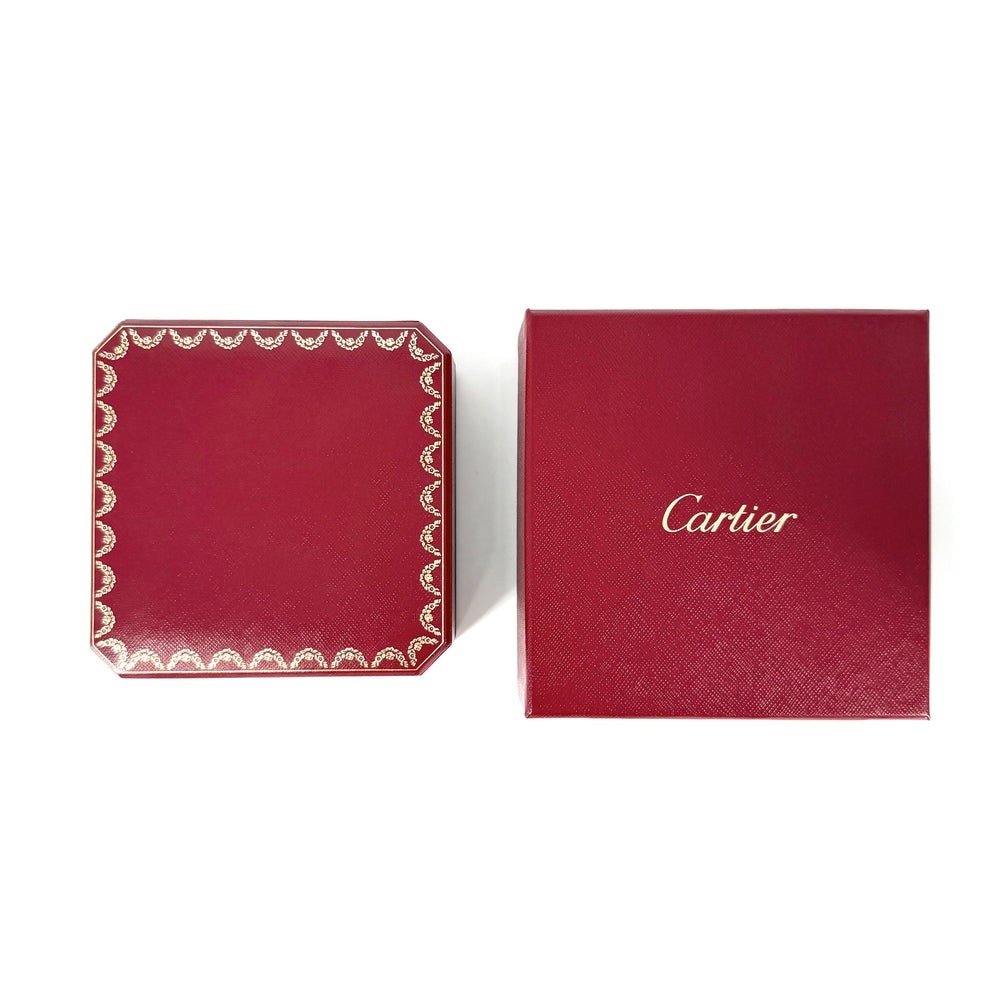 CARTIER カルティエ ネックレス ダムール アクセサリー ジュエリー Au750 18金PG K18ピンクゴールド ピンクサファイア レディース 約2.9g【中古品】