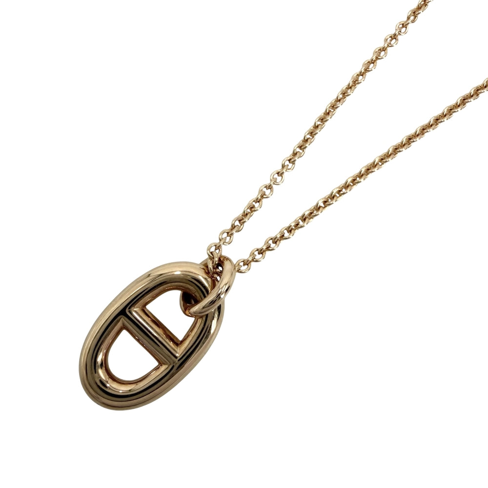 HERMES エルメス ネックレス シェーヌダンクル ファランドールPM アクセサリー ペンダント 18金PG Au750 K18ピンクゴールド ゴールド レディース 約5.3g【中古品】