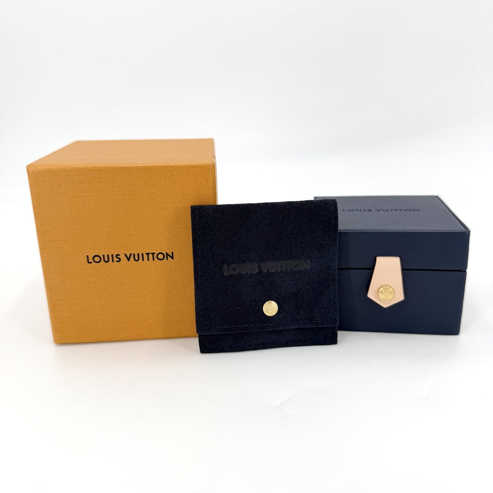 LOUIS VUITTON ルイヴィトン ピアス スターブロッサム ジュエリー アクセサリー 18金WG Au750 K18ホワイトゴールド ダイヤモンド Q96966 レディース 約3.9g【中古品】