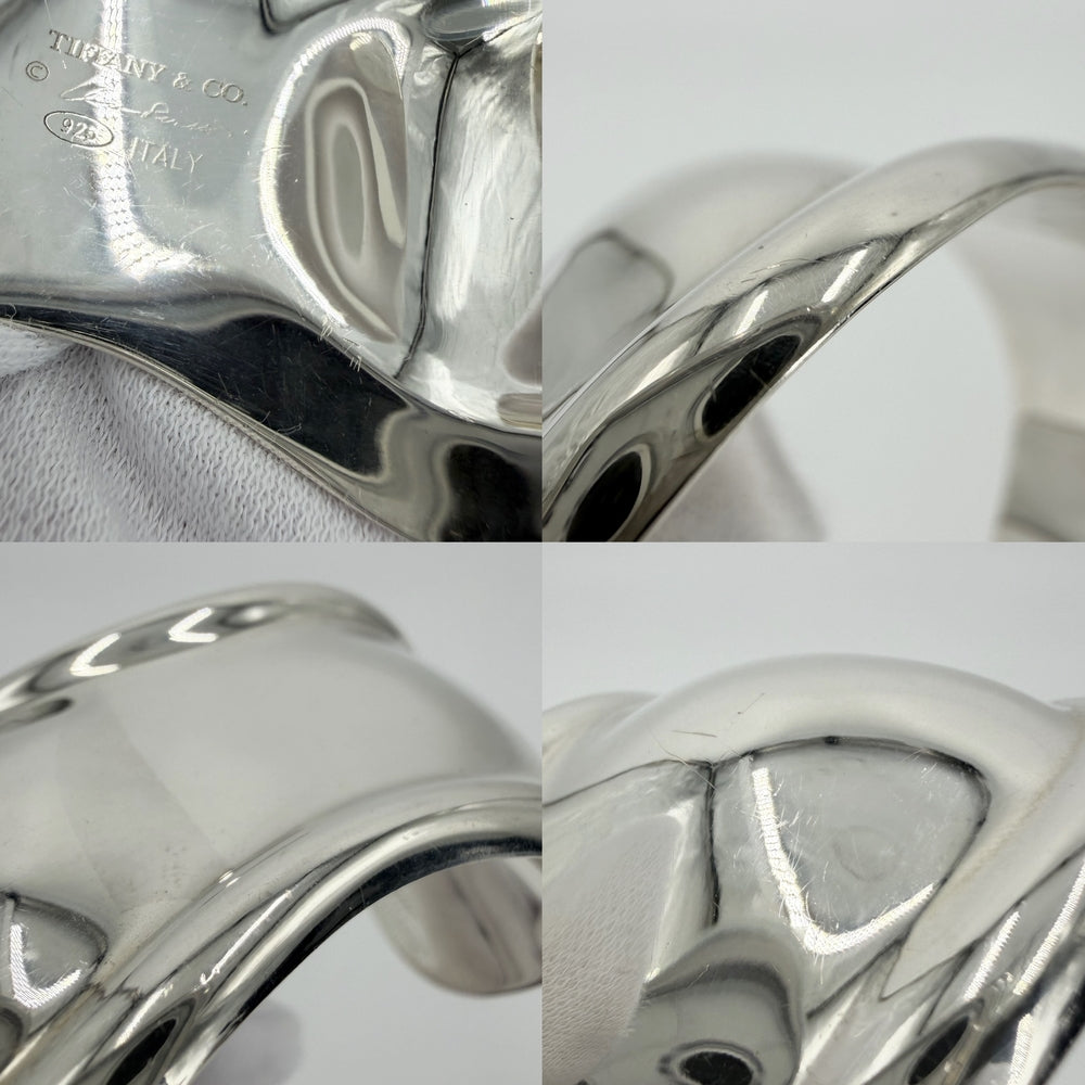 TIFFANY&Co. ティファニー バングル ボーン カフ エルサペレッティ アクセサリー ジュエリー ブレスレット シルバー925 ユニセックス 約54.1g【中古品】