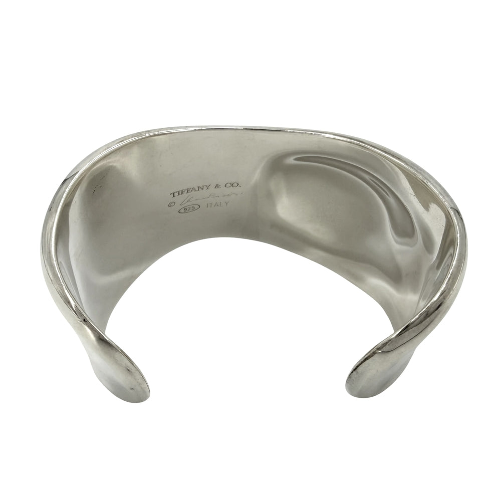 TIFFANY&Co. ティファニー バングル ボーン カフ エルサペレッティ アクセサリー ジュエリー ブレスレット シルバー925 ユニセックス 約54.1g【中古品】