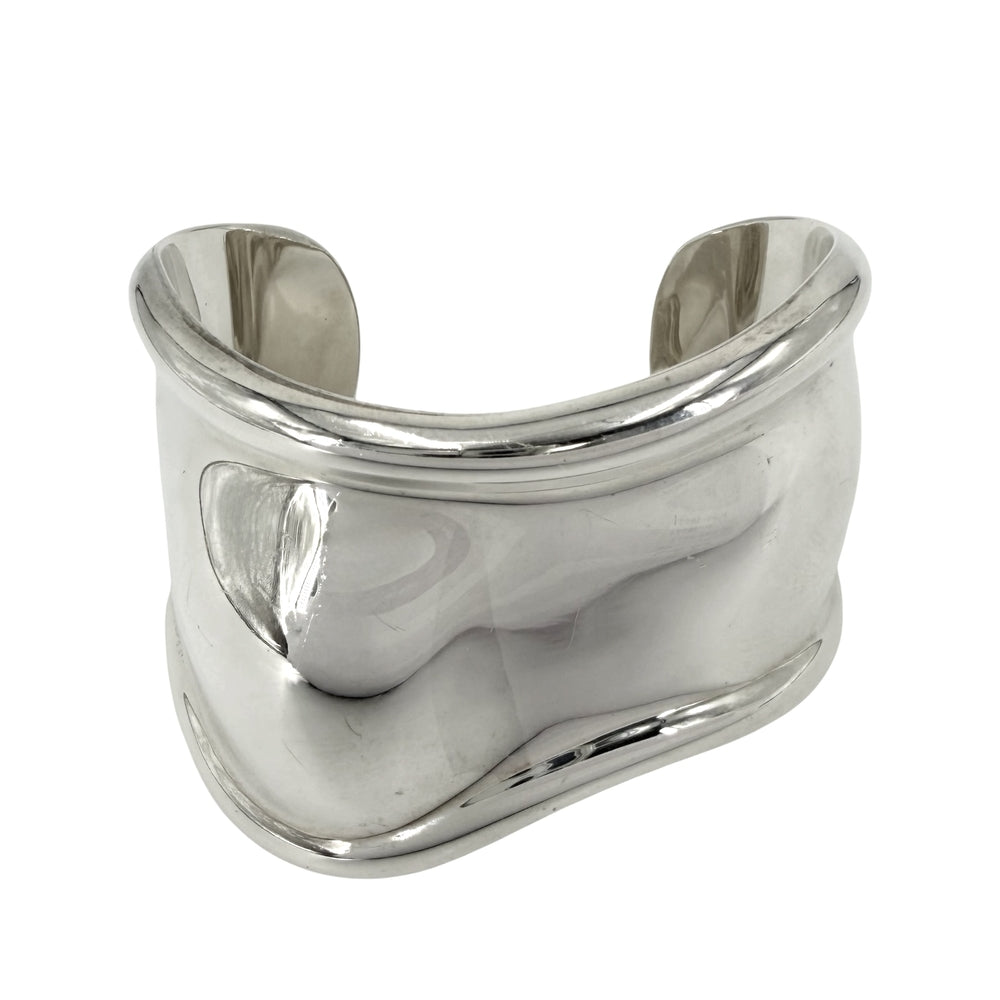 TIFFANY&Co. ティファニー バングル ボーン カフ エルサペレッティ アクセサリー ジュエリー ブレスレット シルバー925 ユニセックス 約54.1g【中古品】