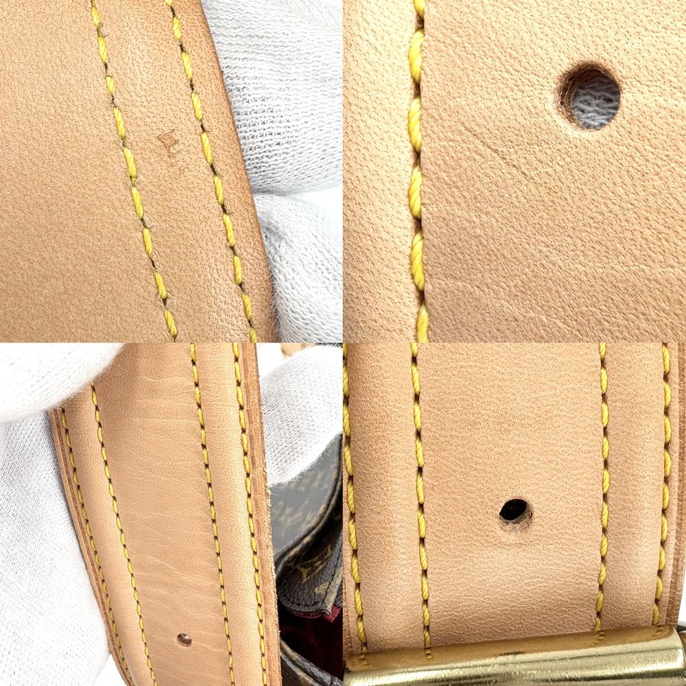 LOUIS VUITTON ルイヴィトン ショルダーバッグ ヴィバシテGM セミショルダーバッグ M51163 モノグラムキャンバス ブラウン 茶 ゴールド金具 レディース【中古品】