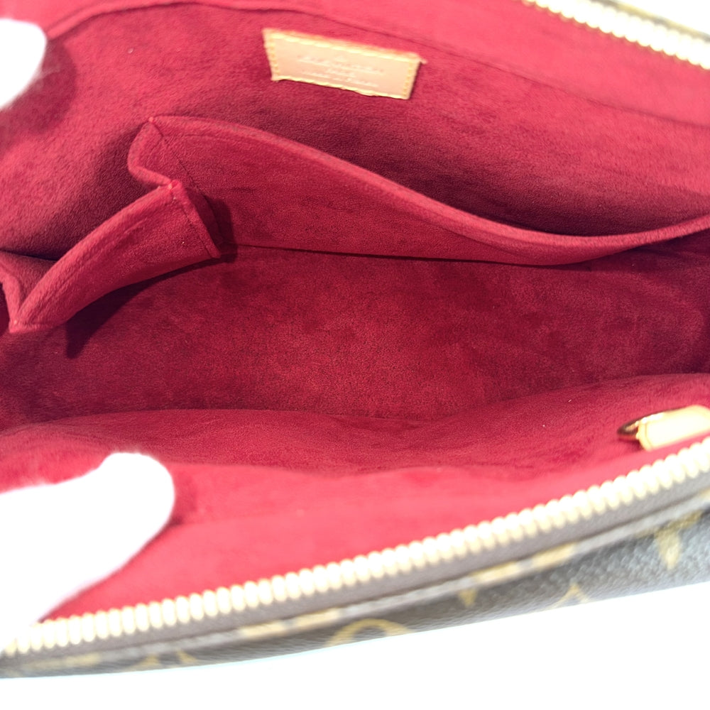 LOUIS VUITTON ルイヴィトン ショルダーバッグ ヴィバシテGM セミショルダーバッグ M51163 モノグラムキャンバス ブラウン 茶 ゴールド金具 レディース【中古品】