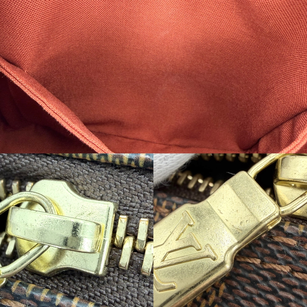 LOUIS VUITTON ルイヴィトン ショルダーバッグ オラフPM N41442 ダミエキャンバス ブラウン 茶 ゴールド金具 レディース【中古品】