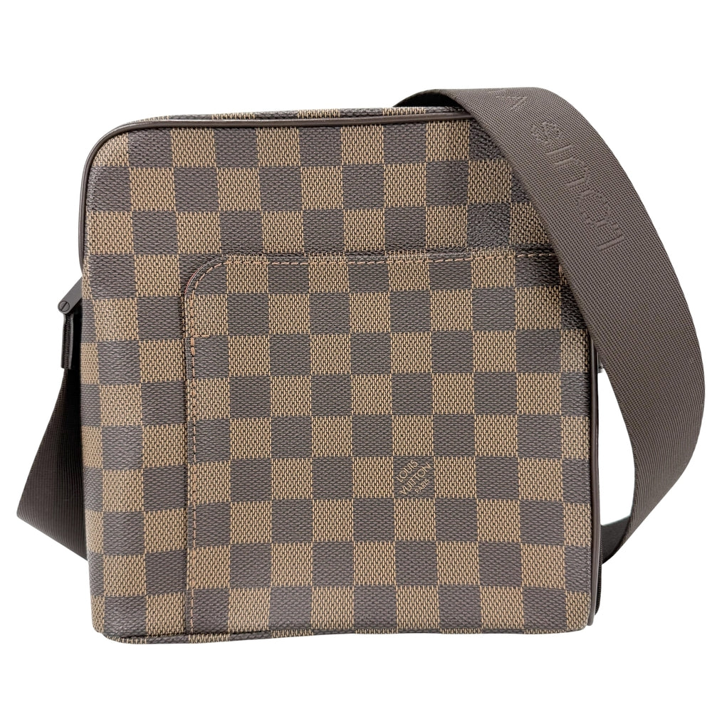 LOUIS VUITTON ルイヴィトン ショルダーバッグ オラフPM N41442 ダミエキャンバス ブラウン 茶 ゴールド金具 レディース【中古品】