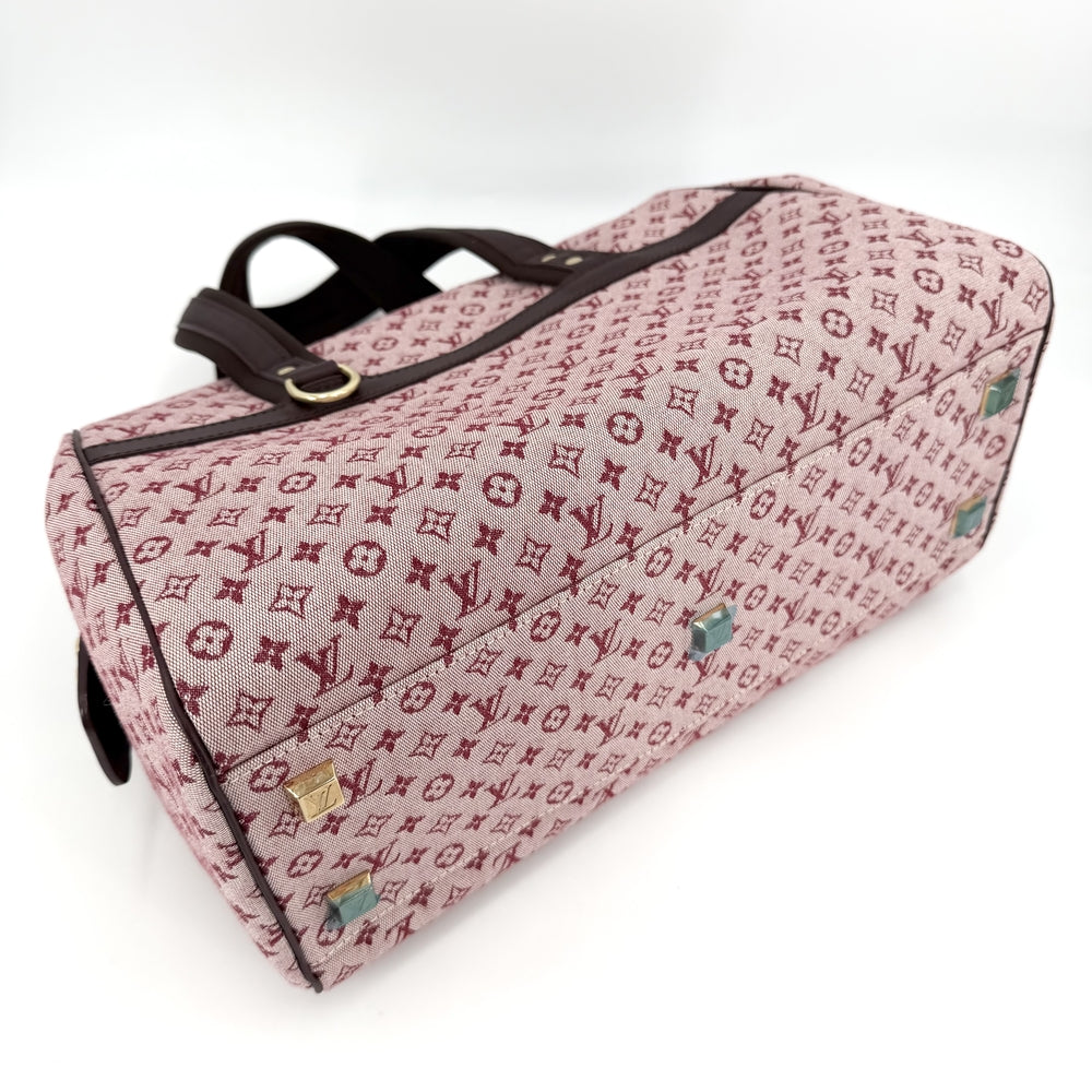 LOUIS VUITTON ルイヴィトン トートバッグ ジョセフィーヌGM ハンドバッグ M92311 モノグラムミニキャンバス ピンク系 ゴールド金具 レディース【中古品】