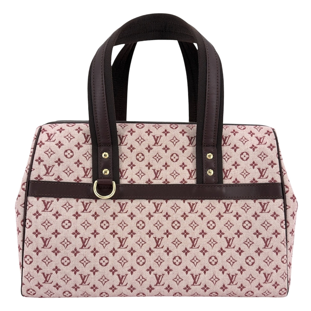 LOUIS VUITTON ルイヴィトン トートバッグ ジョセフィーヌGM ハンドバッグ M92311 モノグラムミニキャンバス ピンク系 ゴールド金具 レディース【中古品】