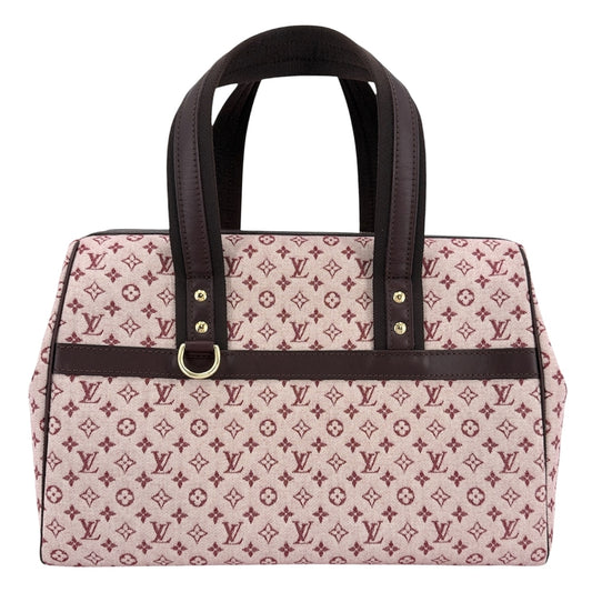 LOUIS VUITTON ルイヴィトン トートバッグ ジョセフィーヌGM ハンドバッグ M92311 モノグラムミニキャンバス ピンク系 ゴールド金具 レディース【中古品】