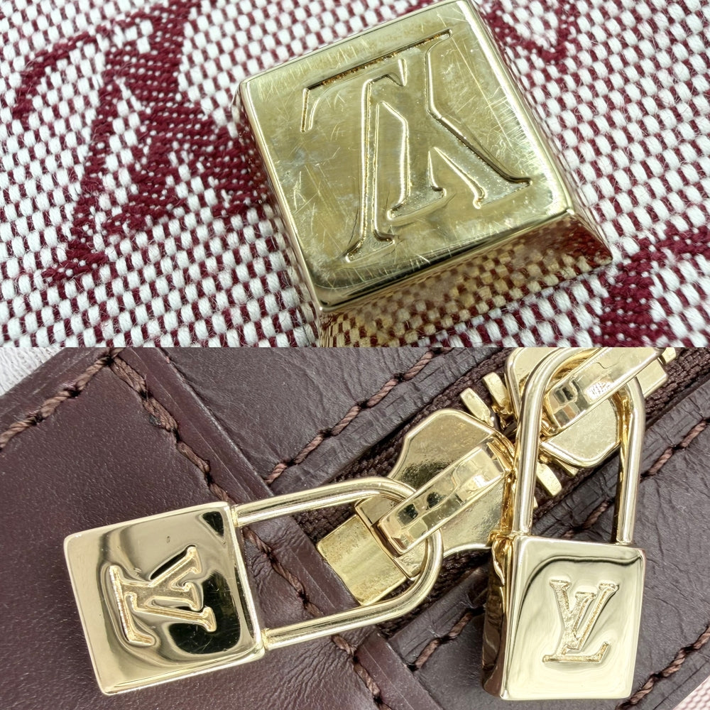 LOUIS VUITTON ルイヴィトン トートバッグ ジョセフィーヌGM ハンドバッグ M92311 モノグラムミニキャンバス ピンク系 ゴールド金具 レディース【中古品】