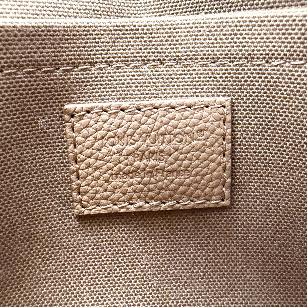 LOUIS VUITTON ルイヴィトン ショルダーバッグ LVアエログラム ボーディング･メッセンジャー M25981 レザー ブラウン 茶 シルバー金具 メンズ【中古品】