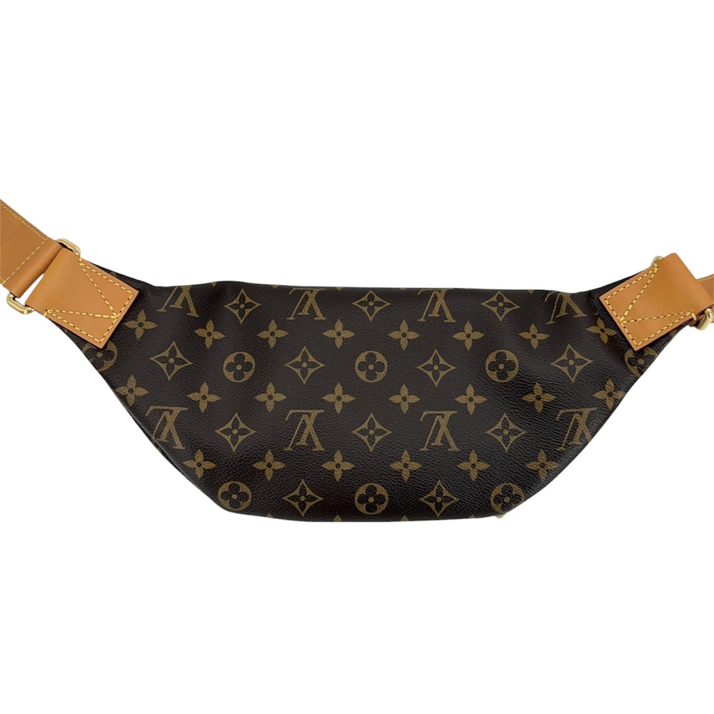 LOUIS VUITTON ルイヴィトン ボディバッグ ラッシュ･バムバッグ ウエストポーチ ショルダーバッグ M14019 モノグラムキャンバス ブラウン 茶 ゴールド金具 メンズ【中古品】