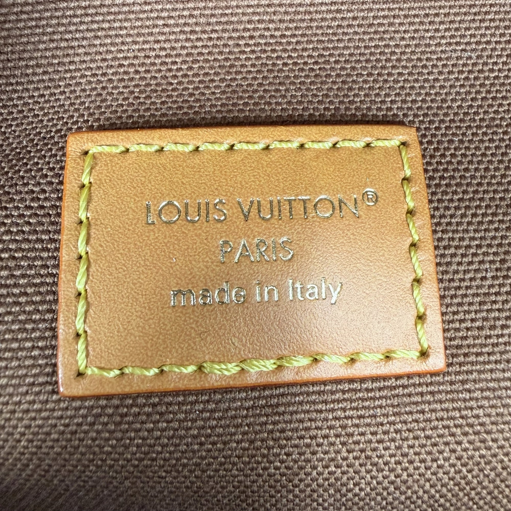 LOUIS VUITTON ルイヴィトン ボディバッグ ラッシュ･バムバッグ ウエストポーチ ショルダーバッグ M14019 モノグラムキャンバス ブラウン 茶 ゴールド金具 メンズ【中古品】