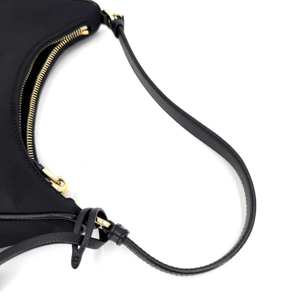 PRADA プラダ ハンドバッグ Re-Edition 2005 Re-Nylon ミニバッグ 1NE204 ナイロン ブラック 黒 ゴールド金具 レディース【中古品】