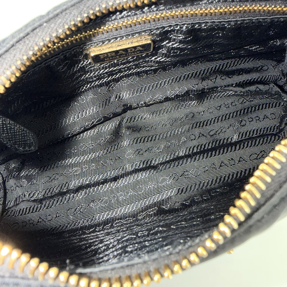 PRADA プラダ ハンドバッグ Re-Edition 2005 Re-Nylon ミニバッグ 1NE204 ナイロン ブラック 黒 ゴールド金具 レディース【中古品】