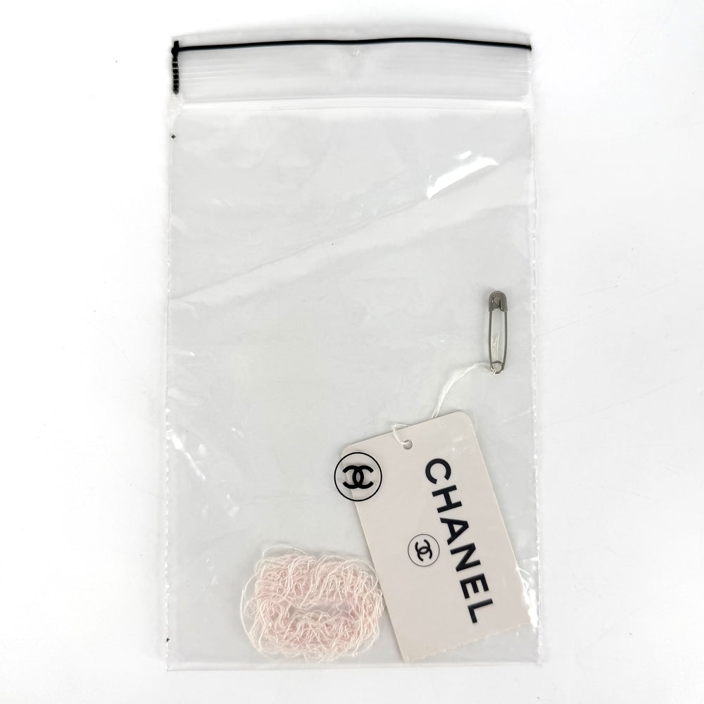 CHANEL シャネル 半袖Ｔシャツ ココマーク アパレル 服 トップス 38 ベージュ ピンク 夏 コットン カシミヤ エリートポリエステル レディース【中古品】