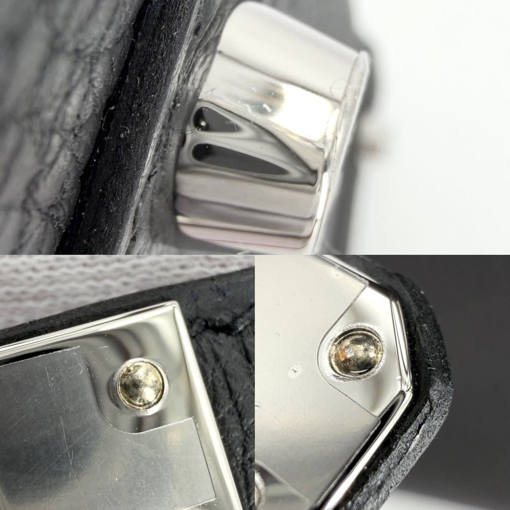 HERMES エルメス ハンドバッグ バーキン25 内縫い G刻印 トゴ ブラック系 シルバー金具 レディース 2026年【中古品】