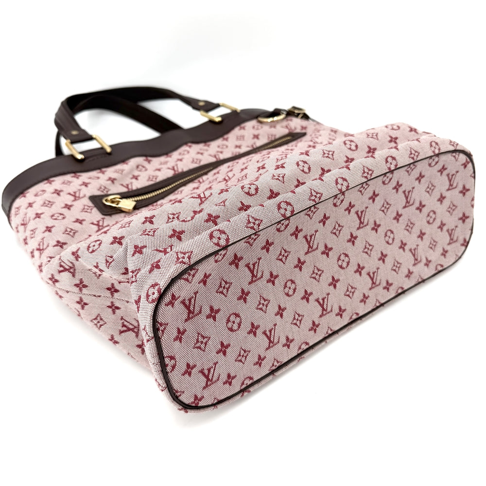 LOUIS VUITTON ルイヴィトン トートバッグ ルシーユGM ハンドバッグ M92677 モノグラムミニキャンバス ピンク系 ゴールド金具 レディース【中古品】