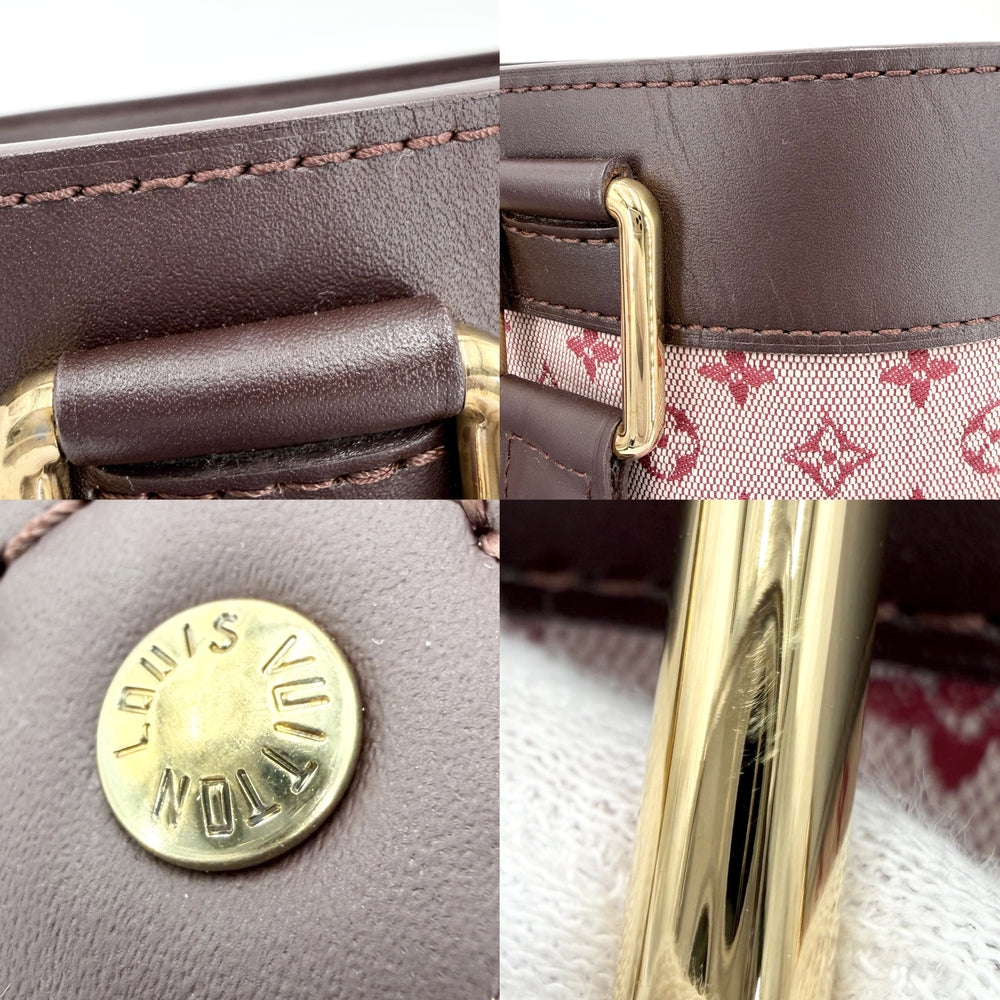 LOUIS VUITTON ルイヴィトン トートバッグ ルシーユGM ハンドバッグ M92677 モノグラムミニキャンバス ピンク系 ゴールド金具 レディース【中古品】