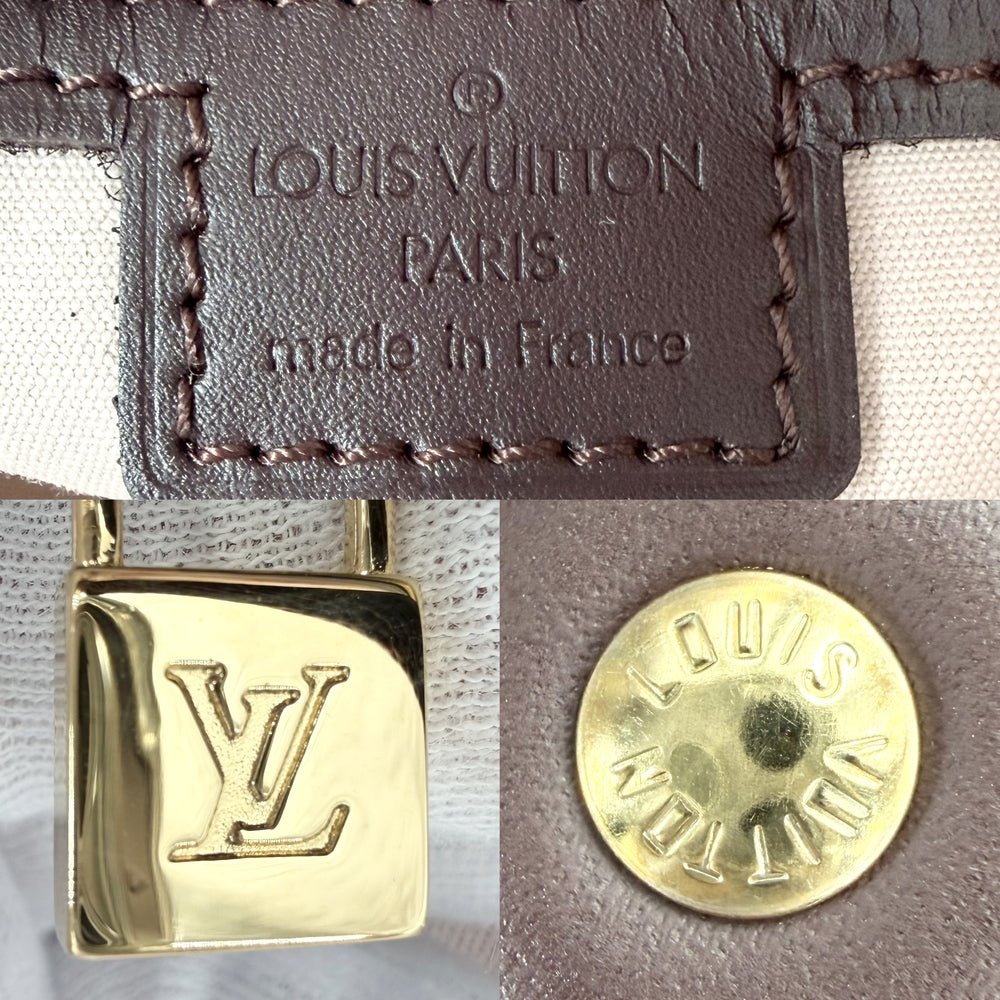 LOUIS VUITTON ルイヴィトン トートバッグ ルシーユGM ハンドバッグ M92677 モノグラムミニキャンバス ピンク系 ゴールド金具 レディース【中古品】