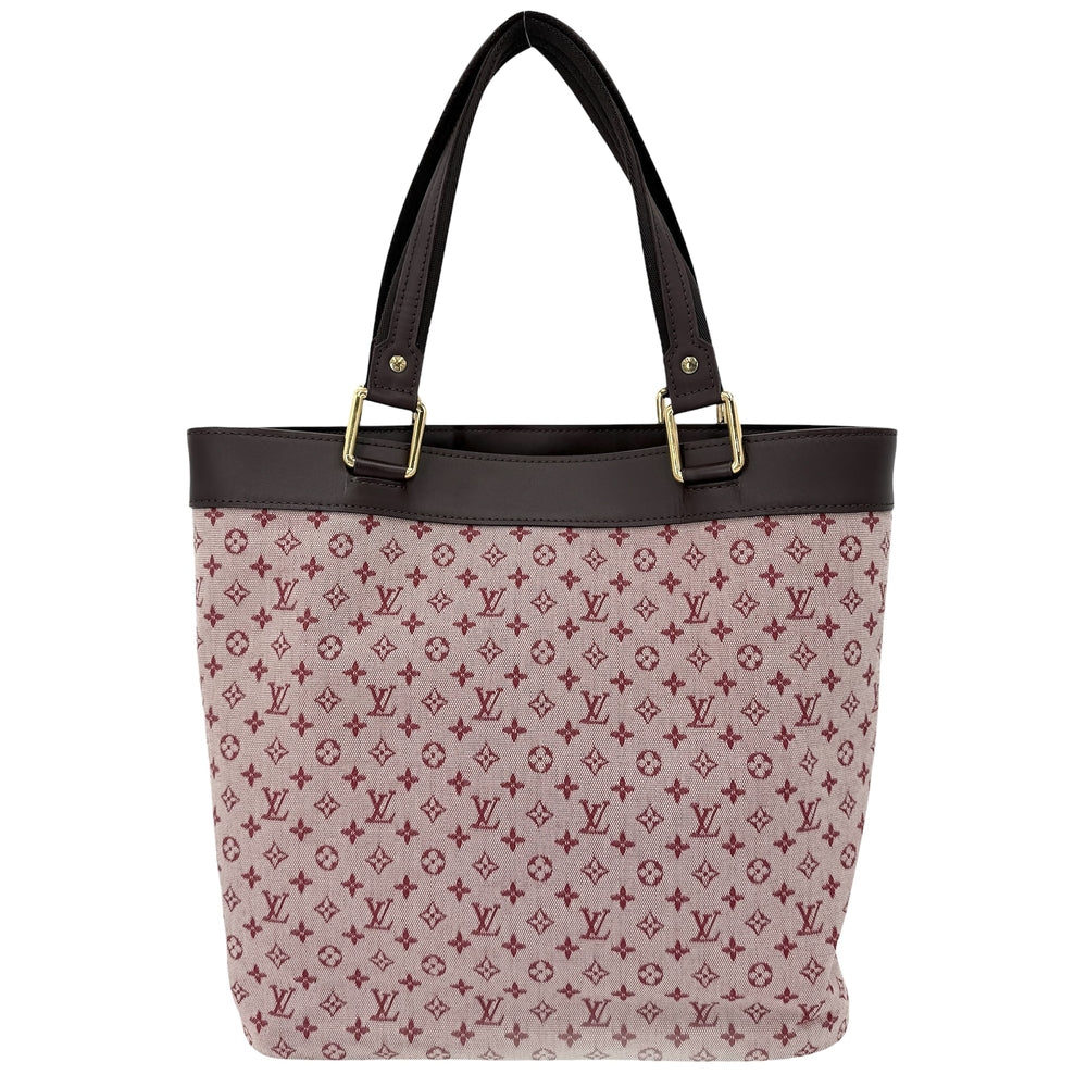 LOUIS VUITTON ルイヴィトン トートバッグ ルシーユGM ハンドバッグ M92677 モノグラムミニキャンバス ピンク系 ゴールド金具 レディース【中古品】