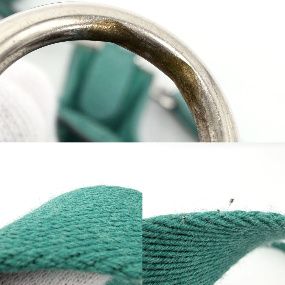 HERMES エルメス ショルダーバッグ エブリンTPM ポシェット Evelyne 小さめ D刻印 レザー グリーン 緑 シルバー金具 レディース 2019年【中古品】