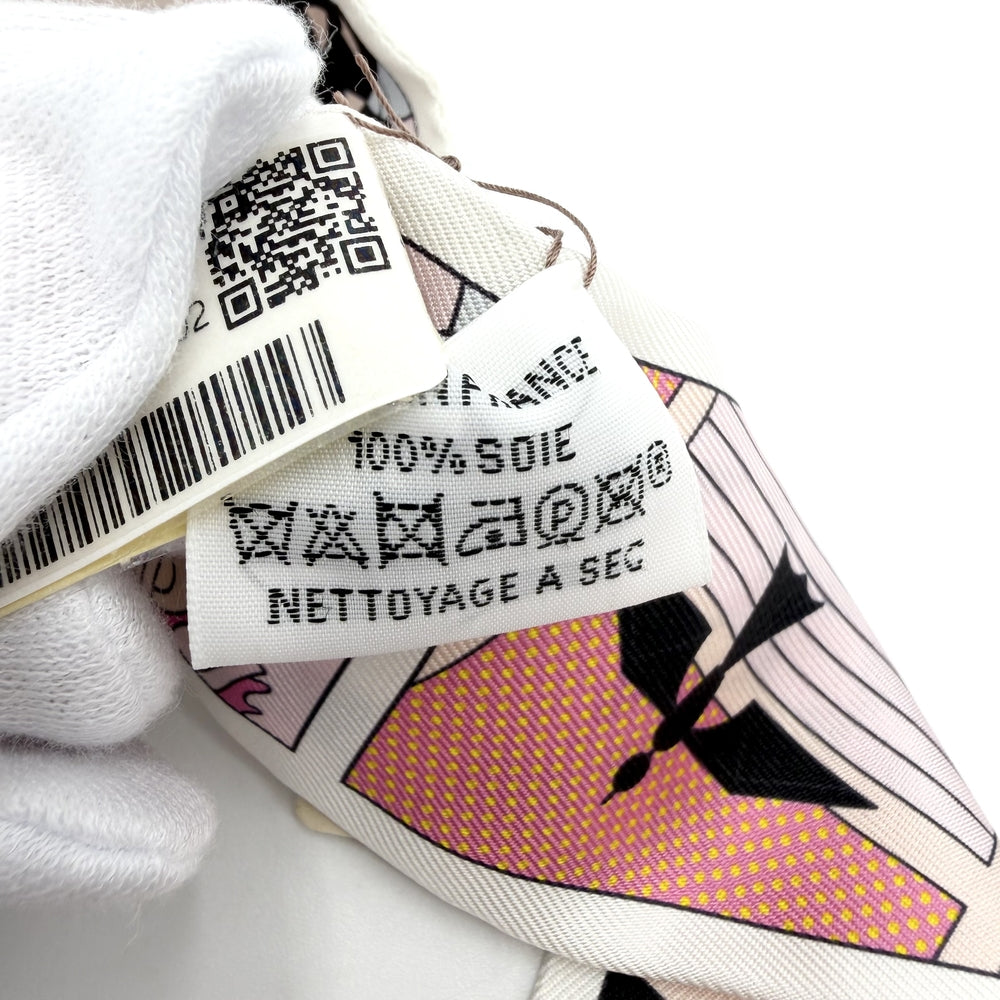 HERMES エルメス スカーフ ツイリー HERMES FACTORY SUITE エルメスファクトリー Twilly ファッションアイテム シルク マルチカラー レディース【中古品】