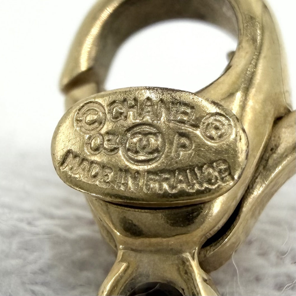CHANEL シャネル ブレスレット アクセサリー ココマーク ココ ゴールド GP 03P レディース 約7.2g 2003年【中古品】