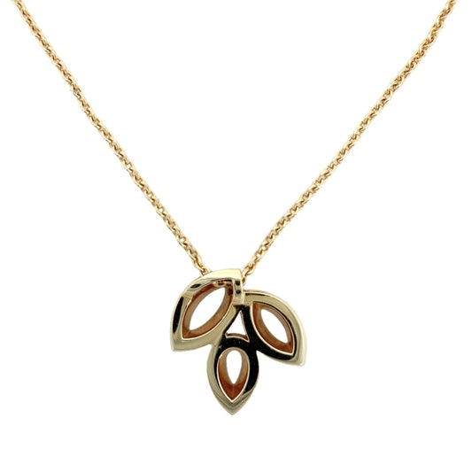 HARRY WINSTON ハリーウィンストン ネックレス リリークラスターミニ アクセサリー 18金YG 750 K18イエローゴールド ダイヤモンド PEDYSMIMLC レディース 約4.6g【中古品】