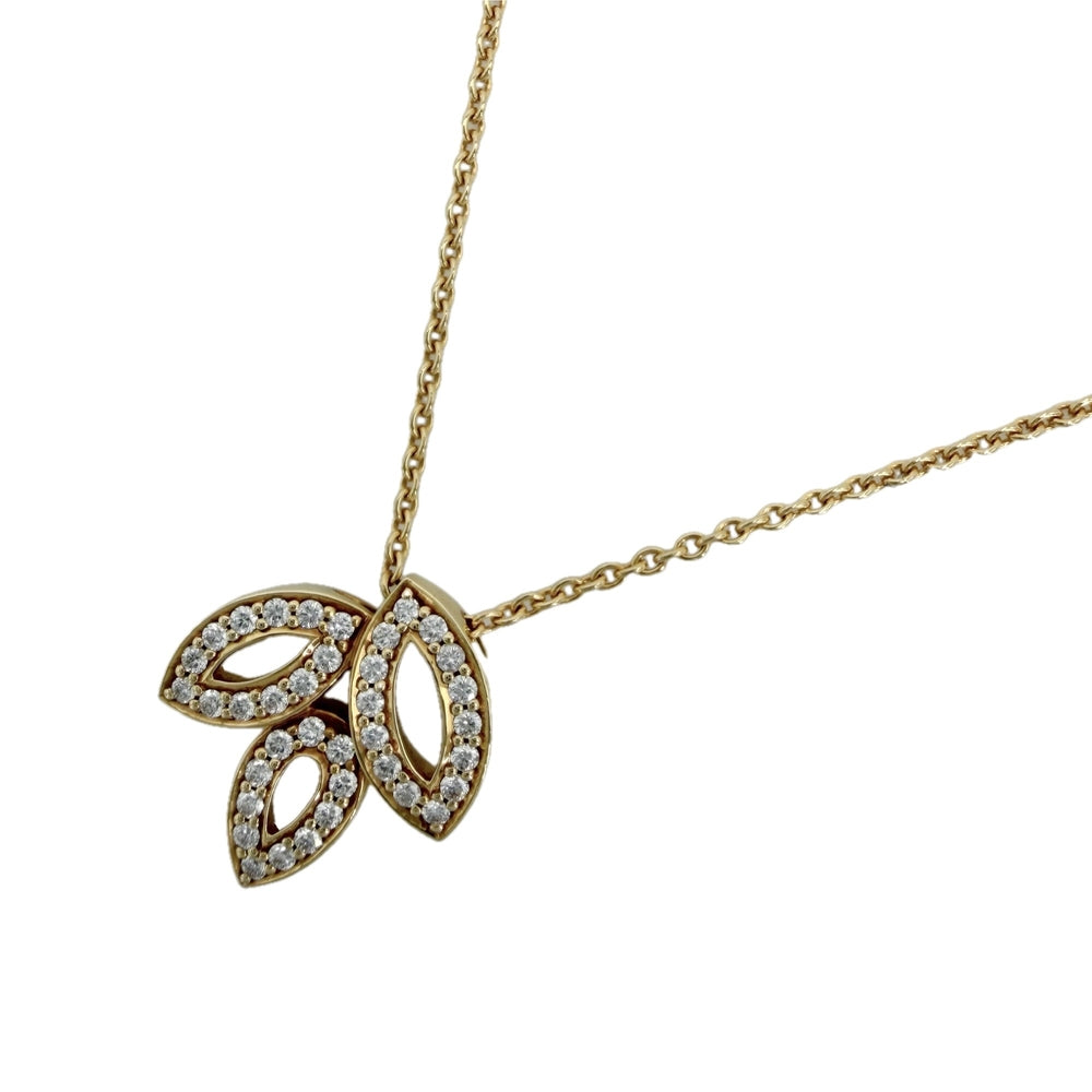 HARRY WINSTON ハリーウィンストン ネックレス リリークラスターミニ アクセサリー 18金YG 750 K18イエローゴールド ダイヤモンド PEDYSMIMLC レディース 約4.6g【中古品】