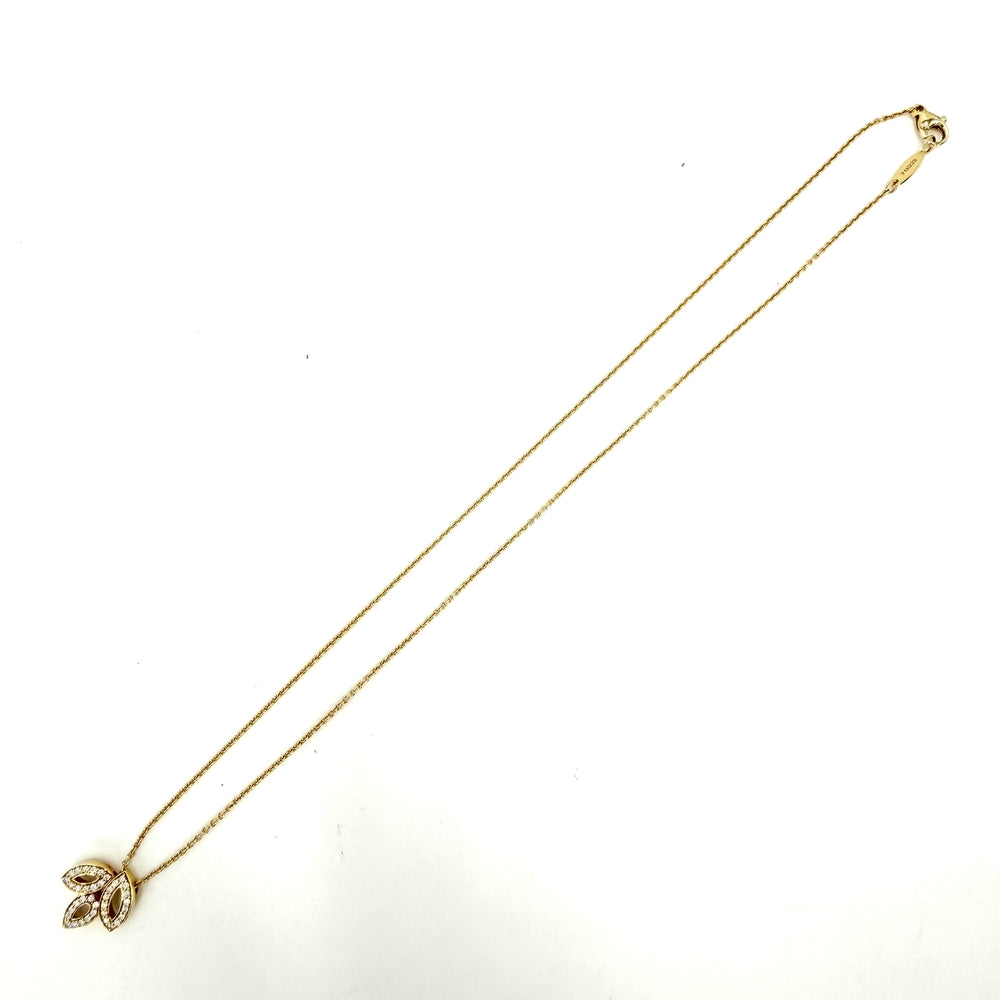 HARRY WINSTON ハリーウィンストン ネックレス リリークラスターミニ アクセサリー 18金YG 750 K18イエローゴールド ダイヤモンド PEDYSMIMLC レディース 約4.6g【中古品】