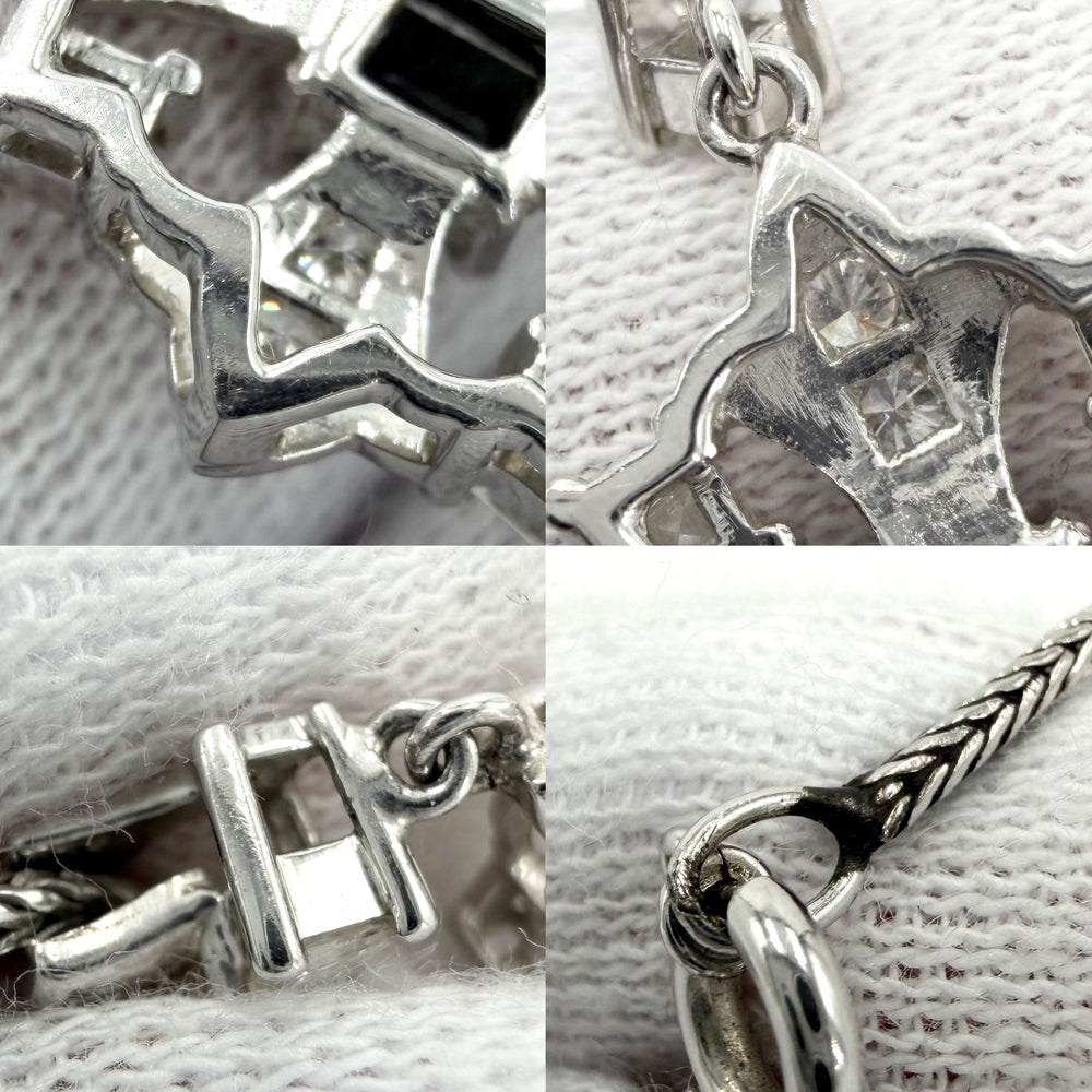 MIKIMOTO ミキモト ネックレス ジュエリー アクセサリー Pt950プラチナ ダイヤモンド0.53ct シルバー レディース 約11.4g【中古品】