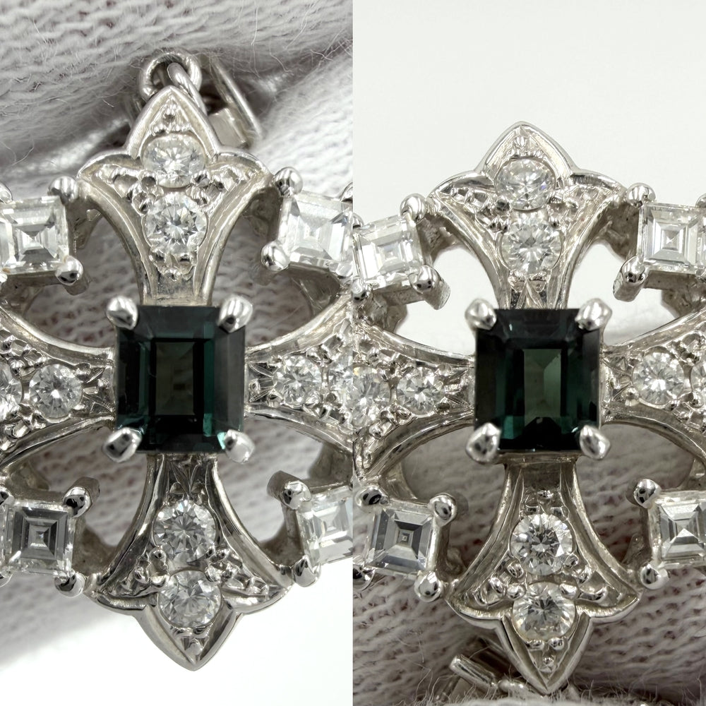MIKIMOTO ミキモト ネックレス ジュエリー アクセサリー Pt950プラチナ ダイヤモンド0.53ct シルバー レディース 約11.4g【中古品】