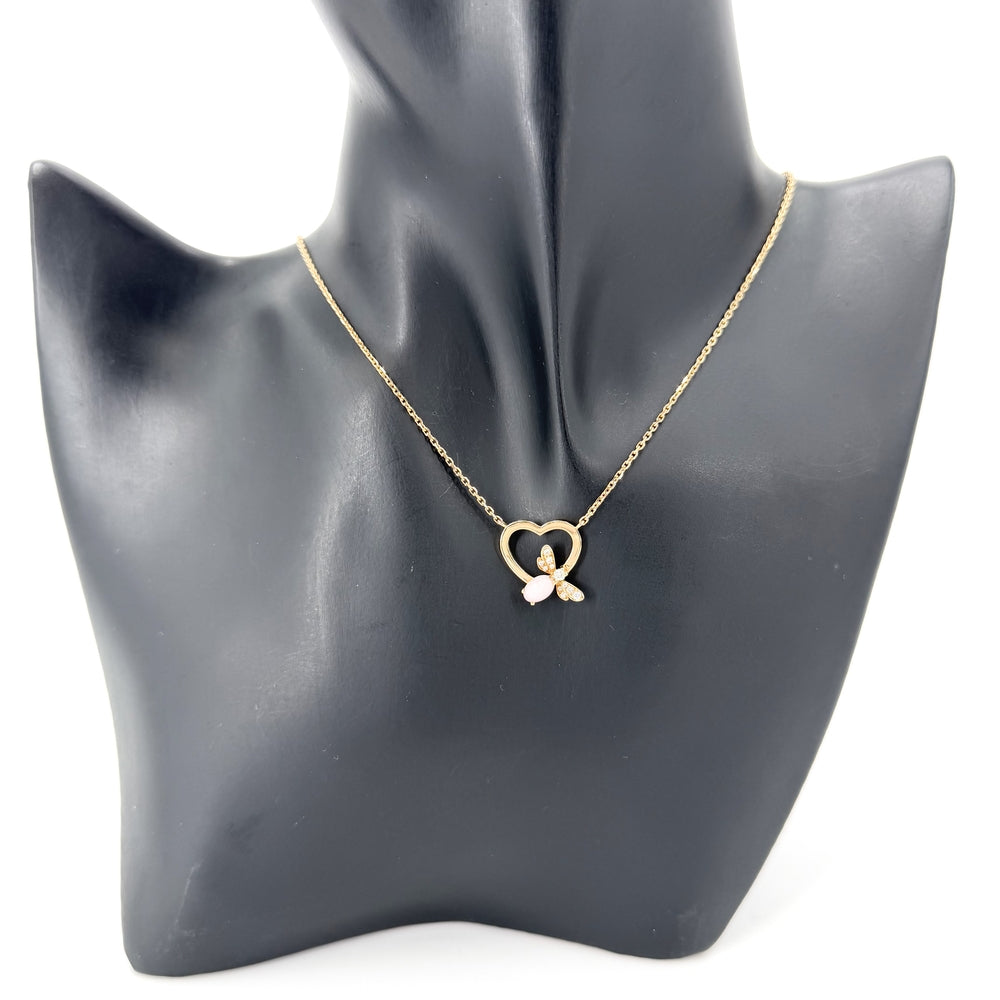 Chaumet ショーメ ネックレス アトラップモワ アクセサリー ジュエリー K18ピンクゴールド ダイヤモンド ゴールド ピンク レディース 約4.0g【中古品】