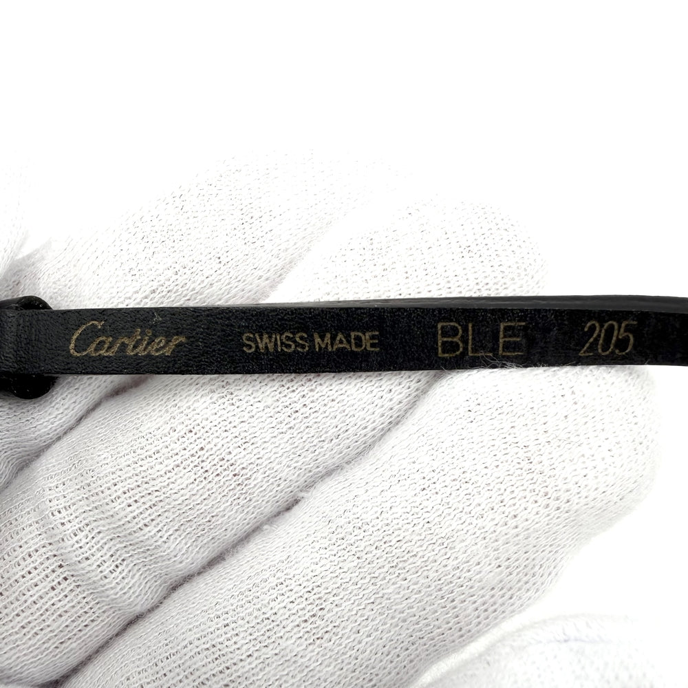 CARTIER カルティエ バングル ラブブレス ジュエリー アクセサリー LOVE Au750 18金WG 18サイズ メンズ レディース K18ホワイトゴールド ブラック 黒 シルバー金具 ユニセックス 約10.6g【中古品】