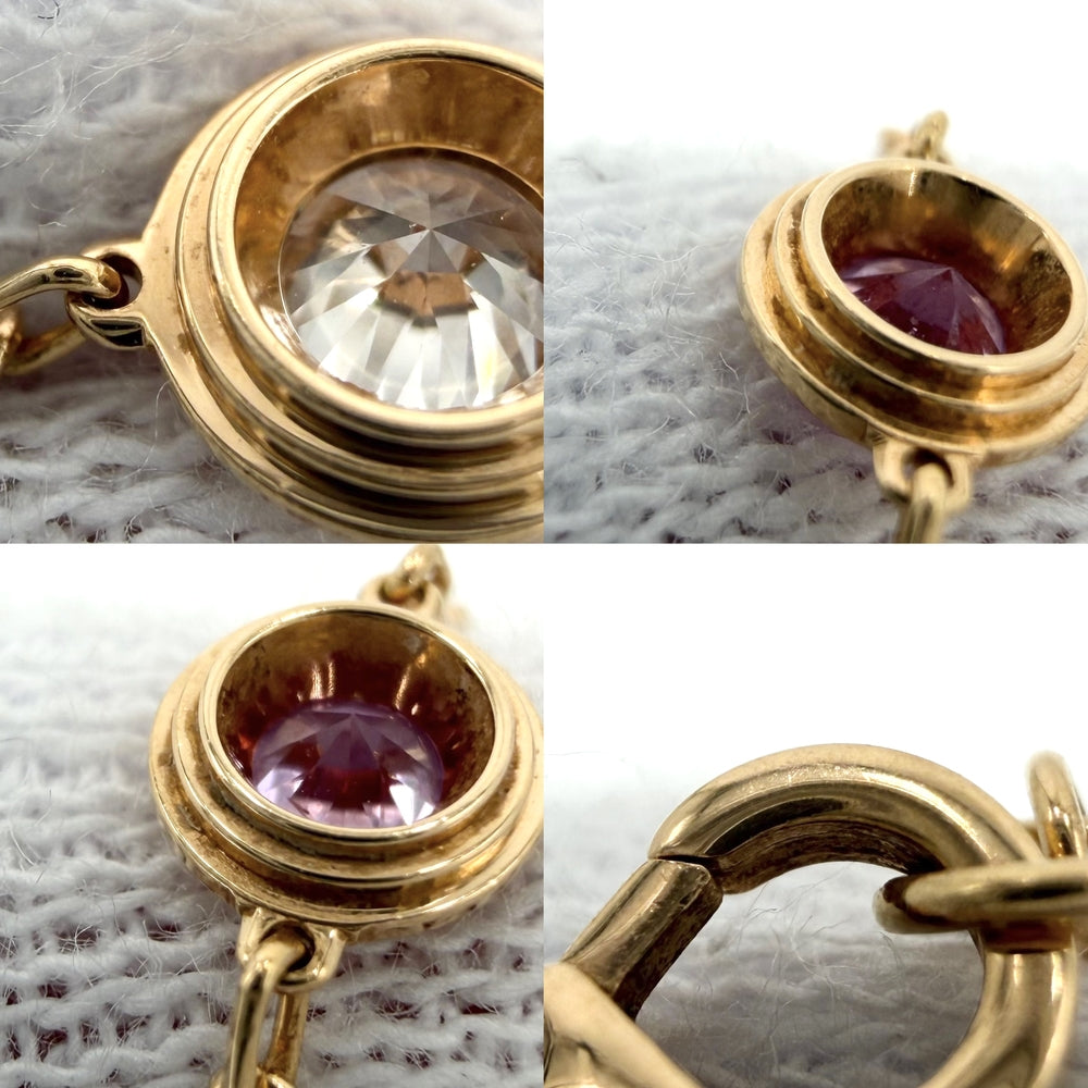 CARTIER カルティエ ネックレス ディアマンレジェ 3P ジュエリー アクセサリー Au750 18金PG K18ピンクゴールド ダイヤモンド レディース 約3.3g【中古品】