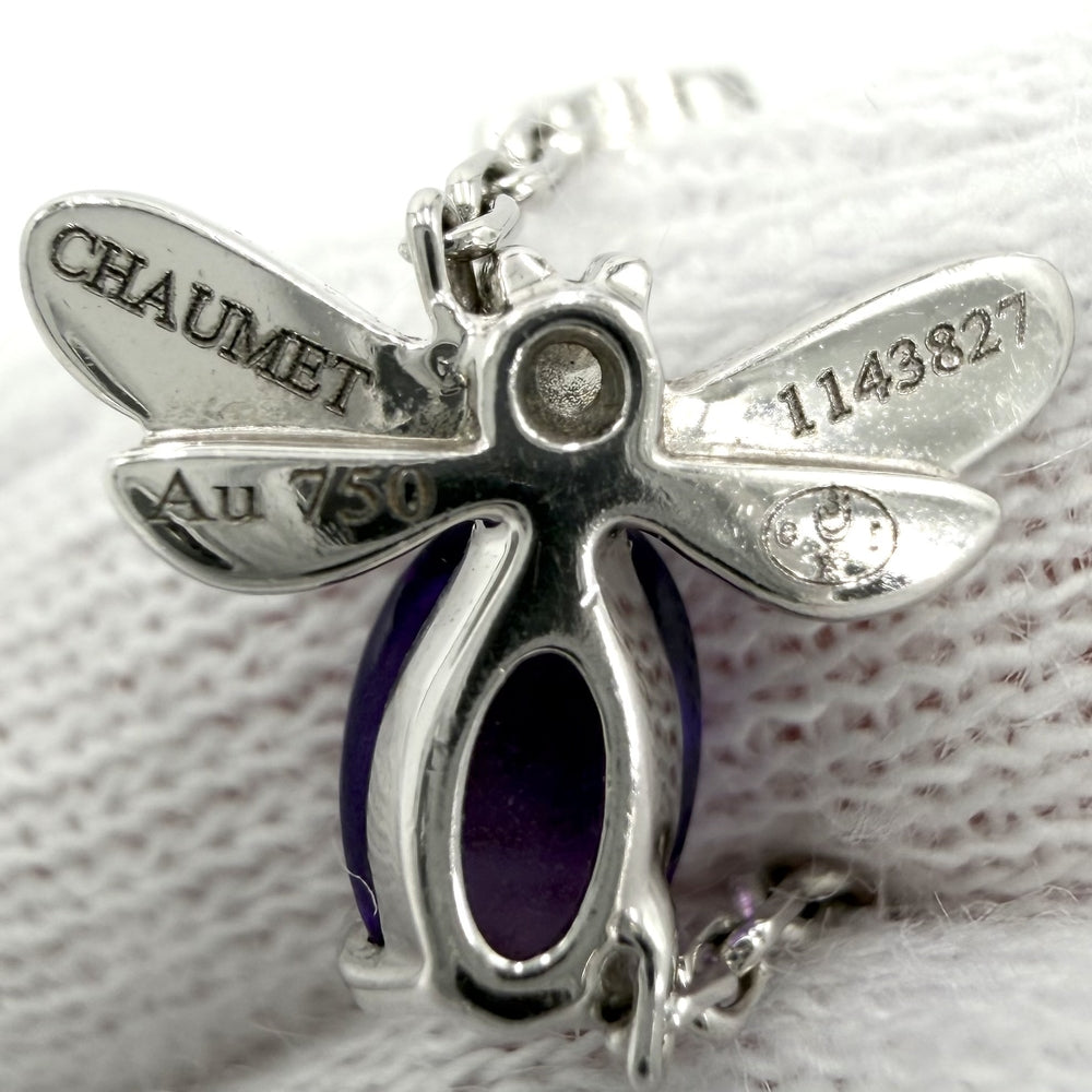 Chaumet ショーメ ブレスレット アトラップ モワ ジュエリー アクセサリー 18金WG Au750 K18ホワイトゴールド ダイヤモンド レディース 約2.4g【中古品】