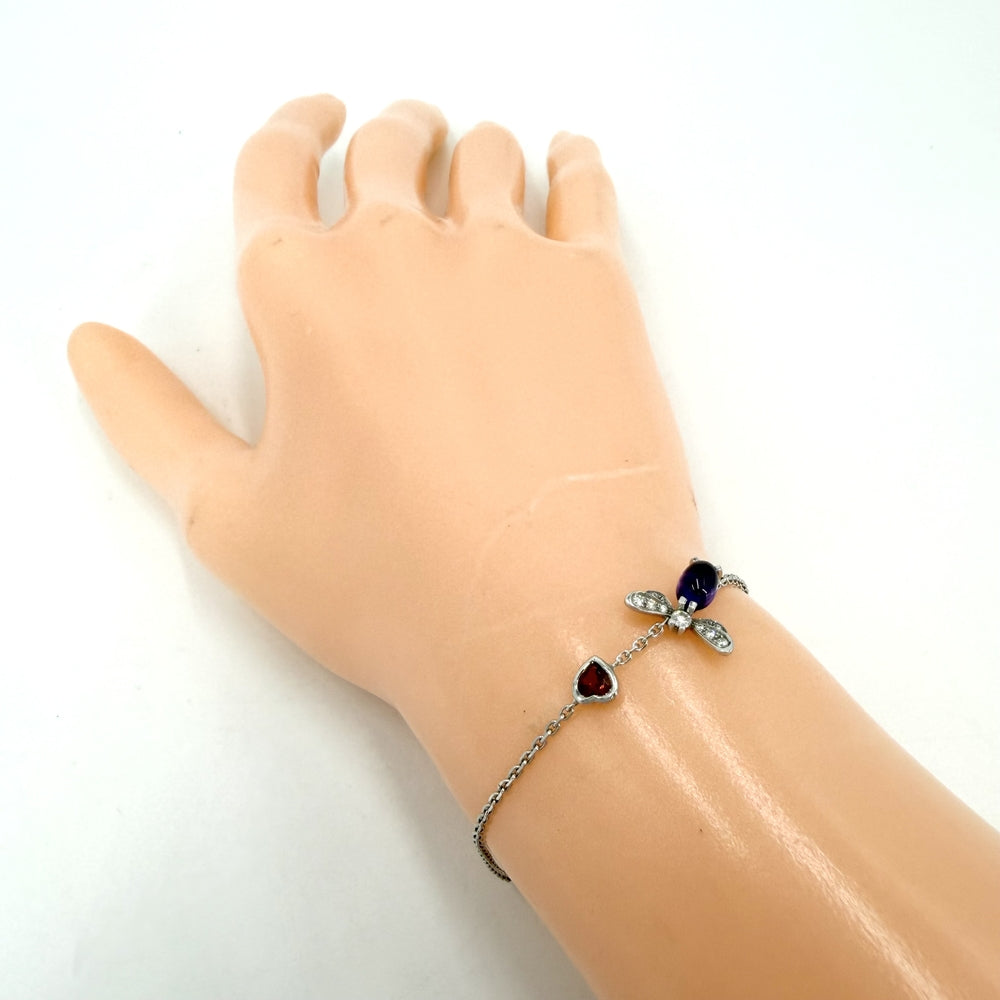 Chaumet ショーメ ブレスレット アトラップ モワ ジュエリー アクセサリー 18金WG Au750 K18ホワイトゴールド ダイヤモンド レディース 約2.4g【中古品】