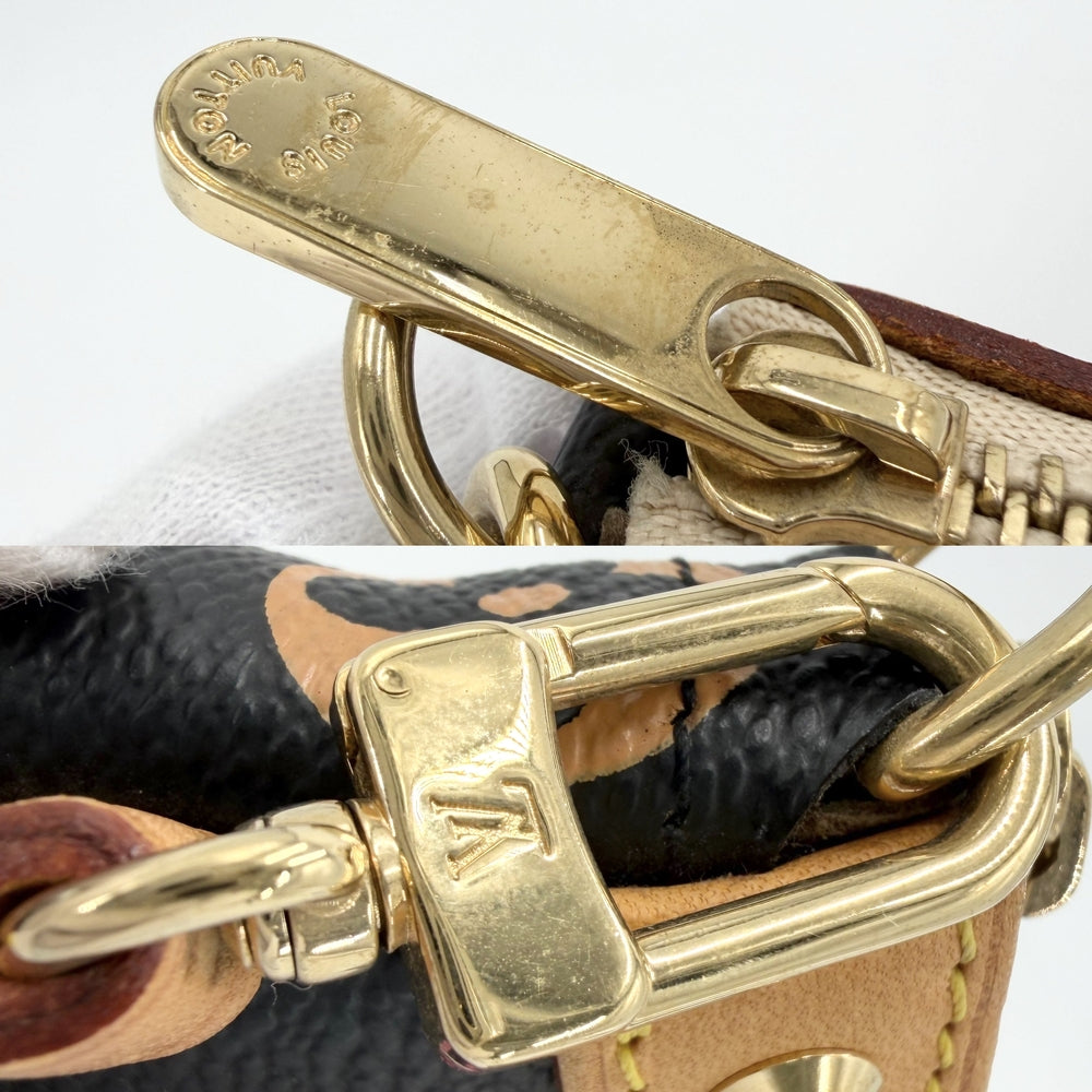 LOUIS VUITTON ルイヴィトン ハンドバッグ ポシェットアクセソワール アクセサリーポーチ ブラック 黒 M92648 モノグラムマルチカラー ノワール マルチカラー ゴールド金具 レディース【中古品】
