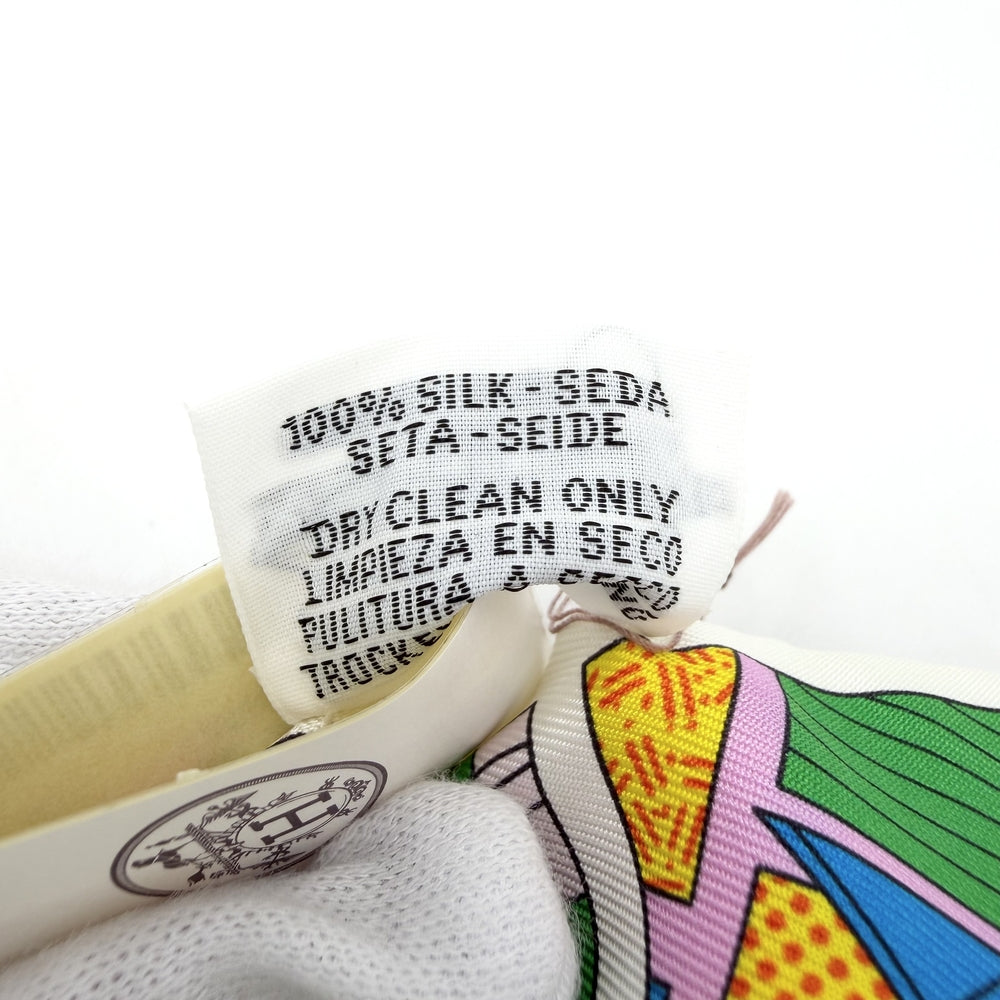 HERMES エルメス スカーフ ツイリー HERMES FACTORY SUITE エルメスファクトリー Twilly ファッションアイテム シルク マルチカラー レディース【中古品】
