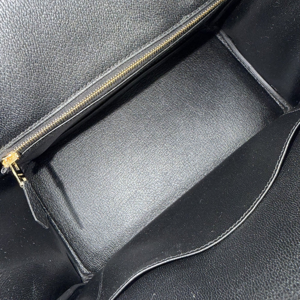 HERMES エルメス ハンドバッグ バーキン25 内縫い G刻印 トゴ ブラック系 ゴールド金具 レディース 2026年【中古品】