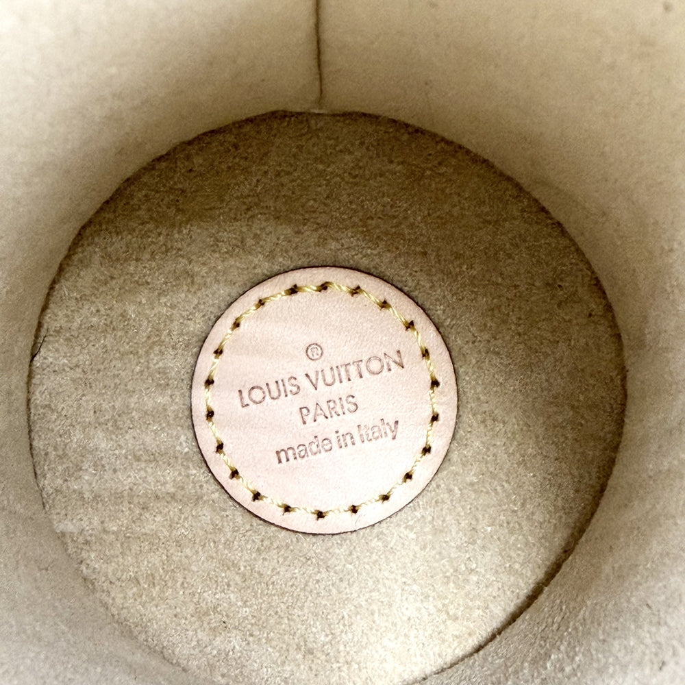 LOUIS VUITTON ルイヴィトン ポーチ モノグラム トラベルケース (200ML) パフュームケース LS0154 PVCコーティングキャンバス ブラウン 茶 ゴールド金具 レディース【中古品】