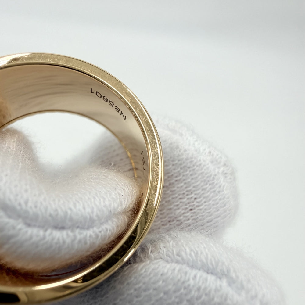 Boucheron ブシュロン 指輪 キャトル クラシックリング ラージ 18金 61サイズ K18イエローゴールド K18ピンクゴールド K18ホワイトゴールド ダイヤモンド 約20.5号 レディース 約15.5g【中古品】