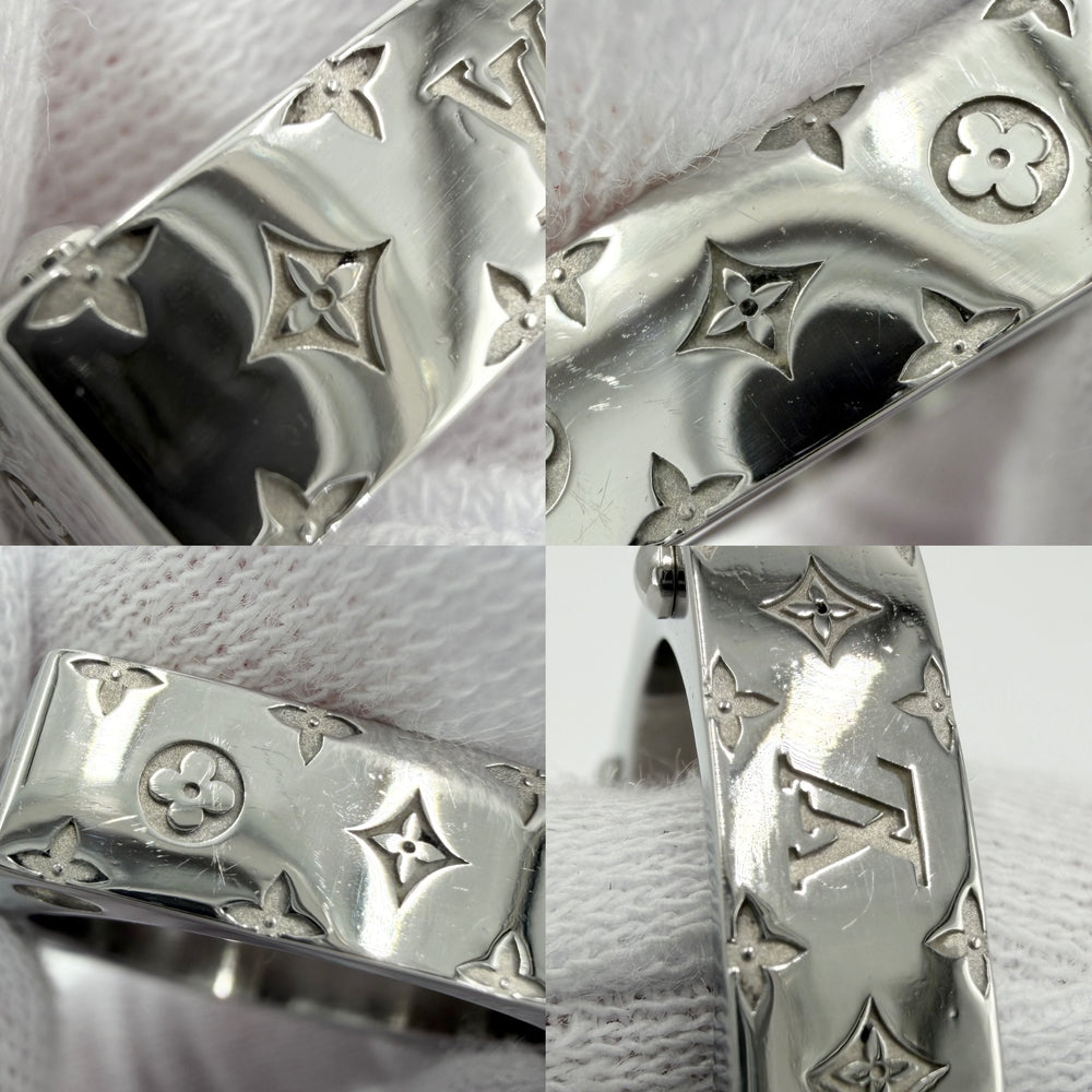 LOUIS VUITTON ルイヴィトン 指輪 リング・モノグラム ボールド アクセサリー 約20.5号 M00695 シルバー レディース 約11.8g【中古品】