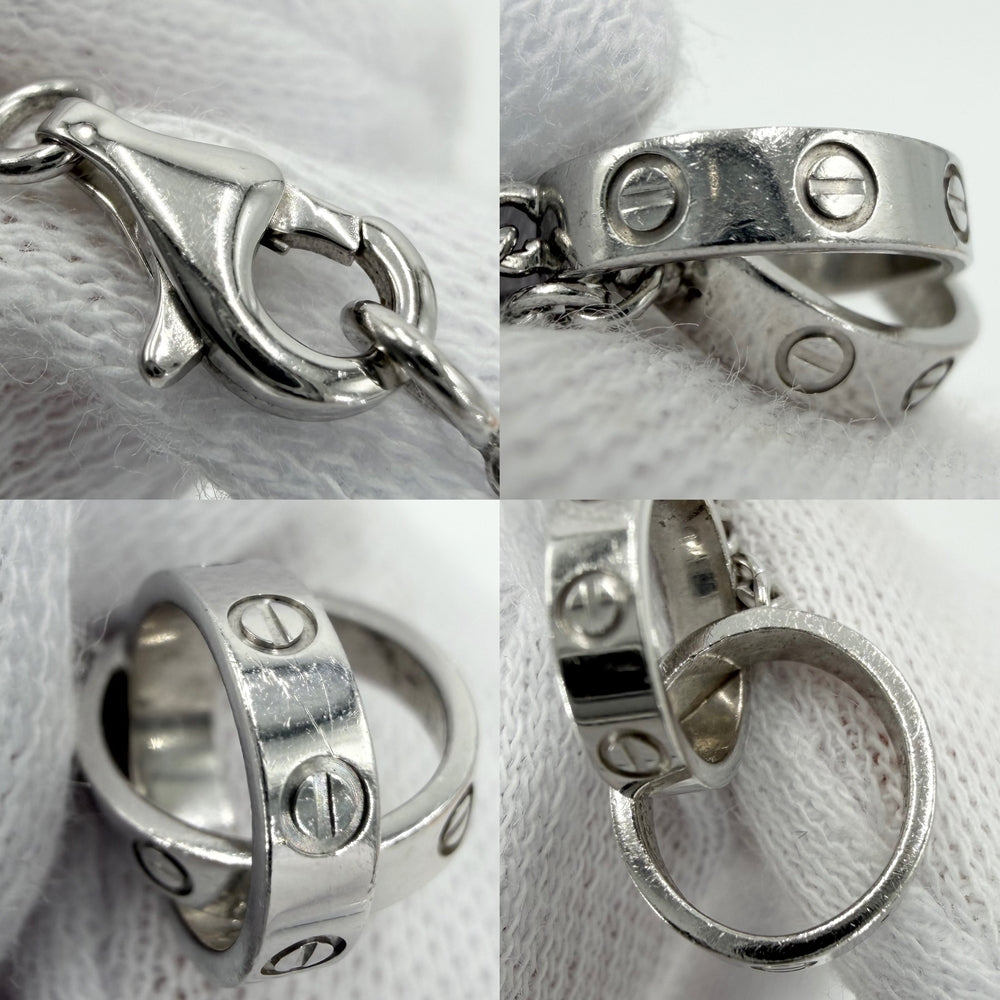 CARTIER カルティエ ブレスレット ベビーラブ ジュエリー アクセサリー 750 18金WG K18ホワイトゴールド レディース 約4.5g【中古品】