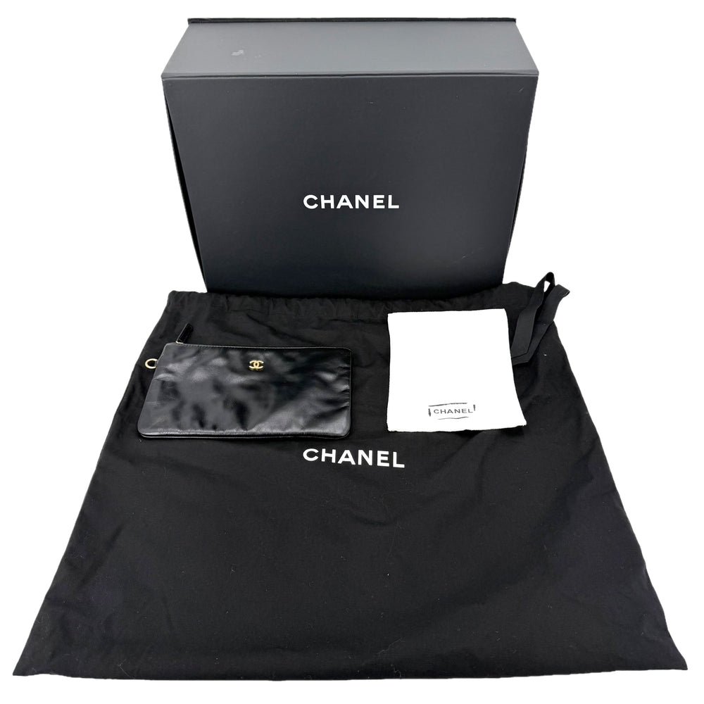CHANEL シャネル ショルダーバッグ シャネル22 チェーンショルダーバッグ AS3261 レザー ブラック 黒 ゴールド金具 レディース【中古品】